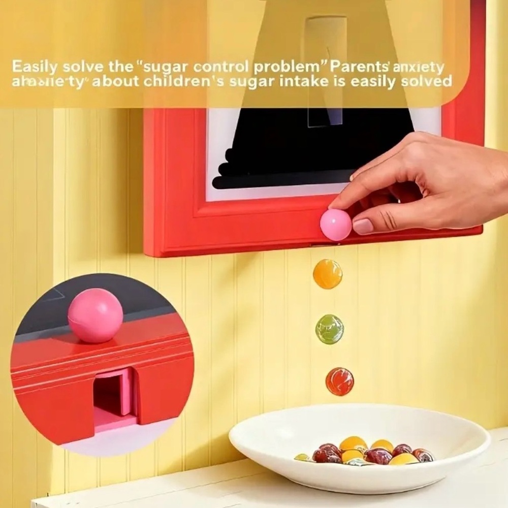 🍬Candy Frame Wall Mounted Candy Pet Treat Gumball Machine Dispenser Hanging Art - Picture 5 of 10